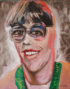 Else-Maria, Malerei eines weiblichen Kopfes