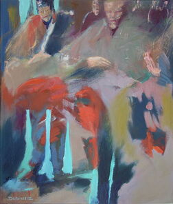 Hong Kong 1, oil on Canvas, 80 x 70 cm