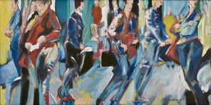 Tokio 3, oil on canvas, 50 x 100 cm