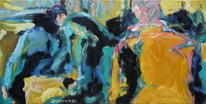 Delphos 2, oil on Canvas, 40 x 80 cm