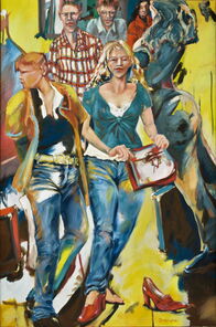 Tokio 1, oil on canvas, 190 x 125 cm