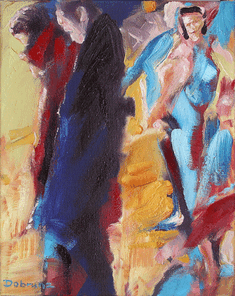 Gleis 25, oil on canvas, 50 x 40 cm