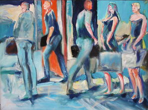 Madrid 3, oil on Canvas, 100 x 135 cm