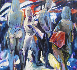 Paris 1, oil on canvas, 140 x 148 cm