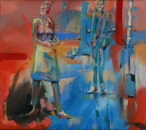 Portland 1, oil on canvas, 45 x 50 cm