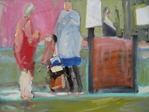 Linie 704.1, oil on canvas, 60 x 80 cm