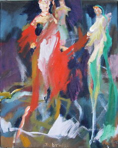 Münster 3, oil on Canvas, 57 x 45 cm