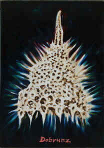 Radiolaria 1, gemalt mit Ölfarben