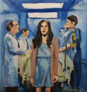 TV 141119, oil on canvas, 40 x 38 cm