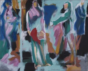 Linie 502, oil on canvas, 90 x 110 cm