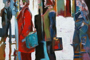 Pjoengjang 1, oil on canvas, 100 x 150 cm