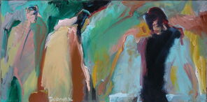 Venedig 5, oil on canvas, 40 x 80 cm