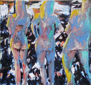 Venus 1, oil on canvas, 140 x 148 cm