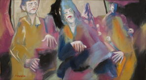 Windhoek 1, oil on canvas, 70 x 125 cm