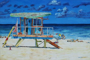 Bay Watch 2301, oil on canvas, 80 x 120 cm