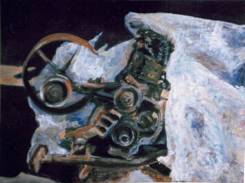 Stillleben mit Motor