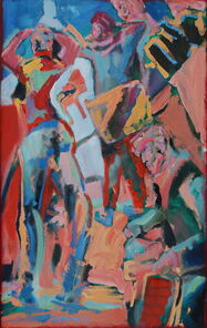 Rom 6, oil on canvas, 80 x 60 cm