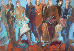 Damaskus 2, oil on Canvas, 70 x 100 cm