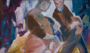 Rom 1, oil on canvas, 60 x 100 cm