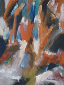 Gleis 23, oil on canvas, 80 x 60 cm