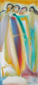 Montag 16.00 Uhr, oil on canvas, 60 x 26 cm