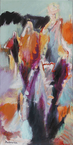 Hamburg 2, oil on Canvas, 80 x 40 cm