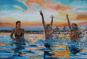 Konstantinovsky 1, oil on canvas, 80 x 120 cm