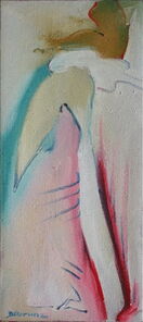 Montag 7.50 Uhr, oil on canvas, 60 x 26 cm