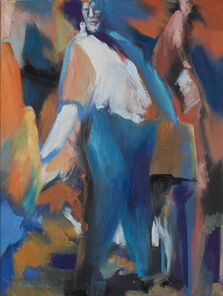 Warschau 1, oil on canvas, 80 x 60 cm