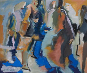 Gleis 29, oil on canvas, 135 x 160 cm