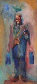 Montag 9.15 Uhr, oil on canvas, 60 x 26 cm