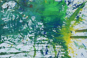 Pilbowbild 260918_b, acryl & oil on canvas, 75 x 110 cm, Fassung 1, nach dem Event