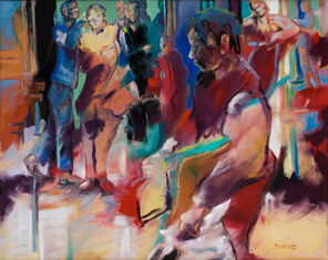 Amsterdam 3, oil on Canvas, 110 x 140 cm