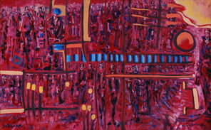 Jerusalem 1, oil on canvas, 75 x 120 cm