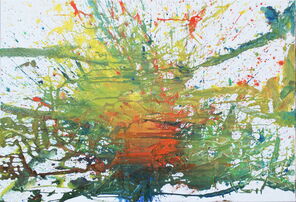 Pilbowbild 260918_a, acryl & oil on canvas, 75 x 110 cm, Fassung 1, nach dem Event