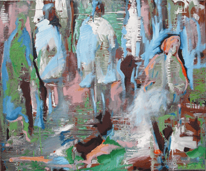 Ecke Gathe 2, oil on canvas, 80 x 97 cm