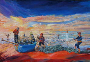 Palolem 1, oil on canvas, 90 x 130 cm