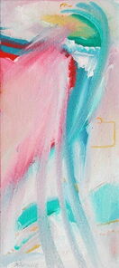 Montag 17.50 Uhr, oil on canvas, 60 x 26 cm