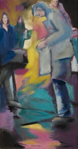 Oslo 1, oil on Canvas, 145 x 75 cm