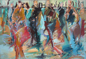 Helsinki 1, oil on Canvas, 75 x 110 cm