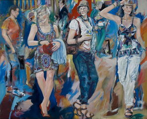 Montego Bay 3, oil on Canvas, 140 x 170 cm