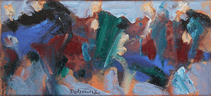 Helsinki 3, oil on Canvas, 18 x 40 cm