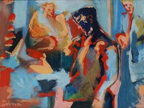 Paderborn 2, oil on Canvas, 70 x 90 cm