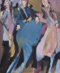 Linie 79, oil on canvas, 60 x 50 cm