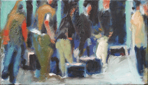 Amsterdam 1, oil on Canvas, 40 x 70 cm