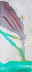 Montag 15.15 Uhr, oil on canvas, 60 x 26 cm