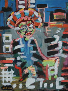 Ebene 7 Raum 7 Hinten, oil on canvas, 80 x 60 cm