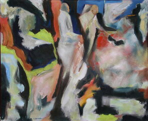 Frankfurt 6, oil on Canvas, 135 x 165 cm