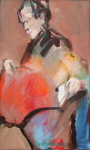 Linie 8.3, oil on canvas, 36 x 22 cm