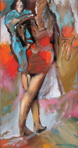 Köln 1, oil on Canvas, 80 x 40 cm